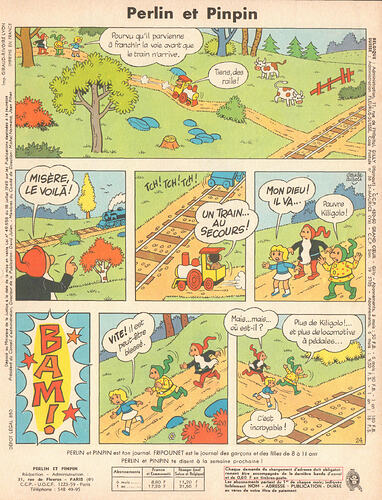Perlin et Pinpin n°3 du jeudi 20 janvier 1966