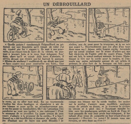 L'Epatant 1931 - n°1204 - page 14 - Un débrouillard - 27 août 1931