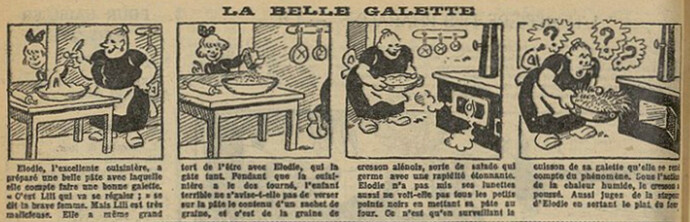 Fillette 1931 - n°1198 - page 14 - La belle galette - 8 mars 1931