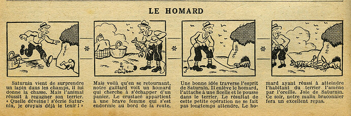 Cri-Cri 1933 - n°755 - page 6 - Le homard - 16 mars 1933