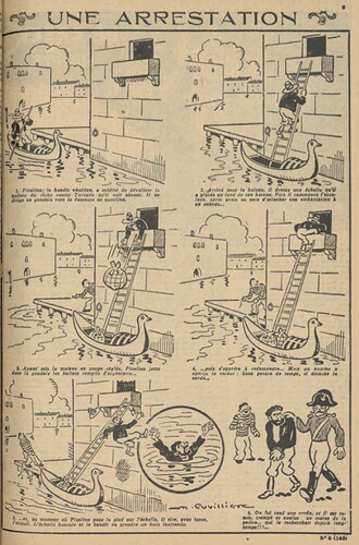 Pierrot 1929 - n°5 - page 5 - Une arrestation - 3 février 1929