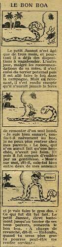 Cri-Cri 1932 - n°725 - page 14 - Le bon boa - 18 août 1932