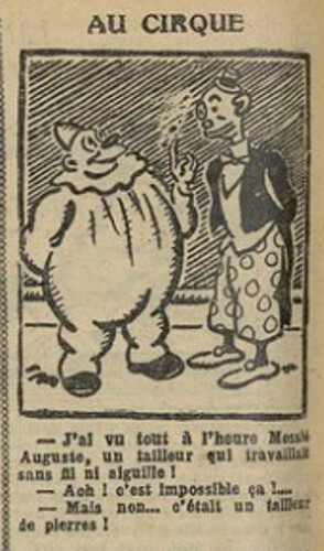 Fillette 1931 - n°1207 - page 14 - Au cirque - 10 mai 1931