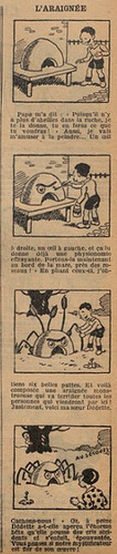 Fillette 1934 - n°1372 - page 4 - L'araignée - 8 juillet 1934