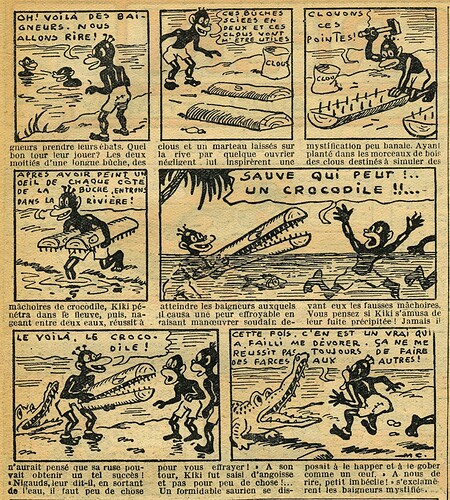 Cri-Cri 1936 - n°917 - page 2 - KIKI est un farceur - 23 avril 1936
