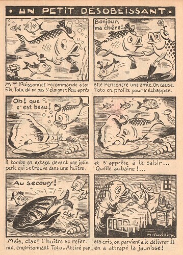 Le Journal de Bébé 1939 - n°419 - 16 novembre 1939 - Le petit désobéissant - page 12