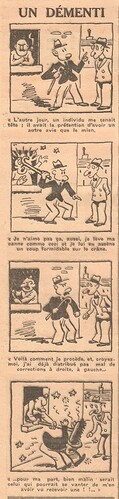 Coeurs Vaillants 1935 - n°43 - page 2 - Un démenti - 27 octobre 1935