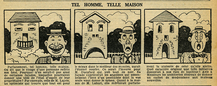Cri-Cri 1933 - n°776 - page 11 - Tel homme, tel maison - 10 août 1933
