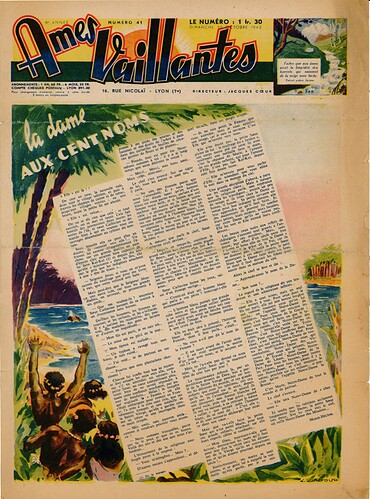 Ames Vaillantes 1943 - n°41 - 10 octobre 1943 - page 1