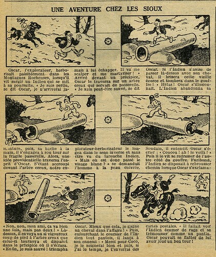 Cri-Cri 1933 - n°764 - page 4 - Une aventure chez les sioux - 18 mai 1933