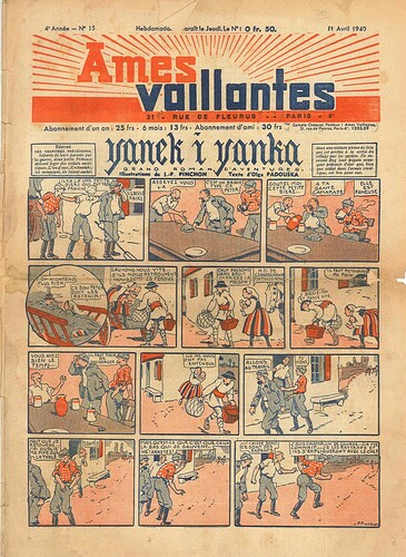 Ames Vaillantes 1940 - n°15 - 11 avril 1940