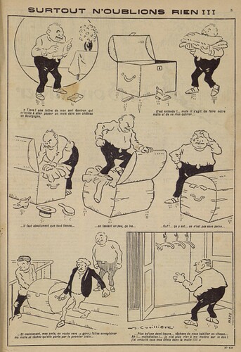 Pierrot 1926 - n°49 - page 5 - Surtout n'oublions rien - 28 novembre 1926