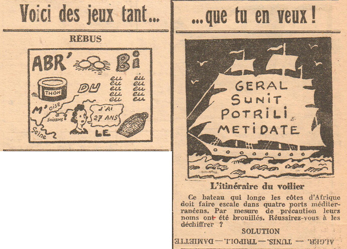 Coeurs Vaillants 1939 - n°48 - Voici des jeux tant que tu veux - 26 novembre 1939 - page 2