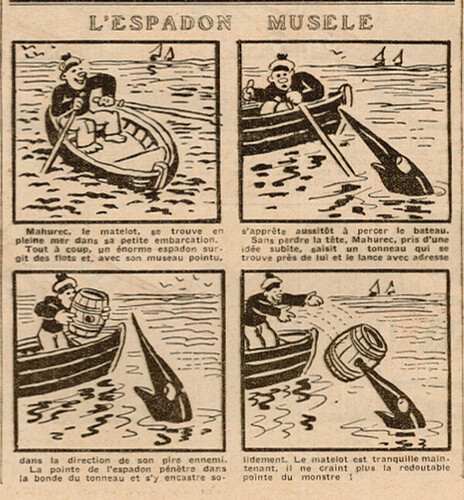 Coeurs Vaillants 1933 - n°8  - L'espadon muselé - 19 février 1933 - page 2