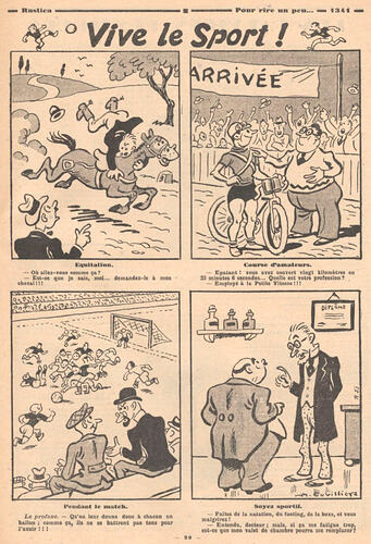 Rustica 1938 - n°48 - Vive le sport ! - 27 novembre 1938 - page 29