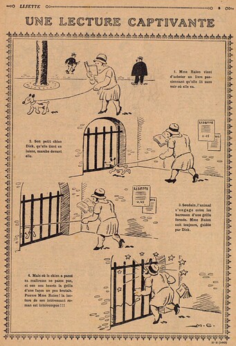 Lisette 1931 - n°8 - page 5 - Une lecture captivante - 22 février 1931