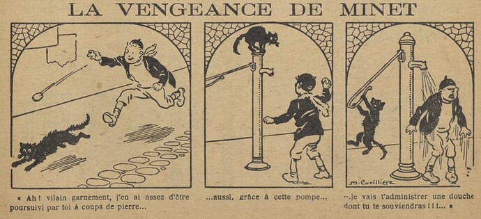 Guignol 1928 - n°93 - La vengeance de Minet - 18 mars 1928 - page 47