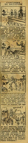 Cri-Cri 1930 - n°630 - page 2 - Concours de natation - 23 octobre 1930