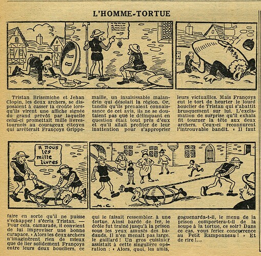 Cri-Cri 1934 - n°832 - page 6 - L'homme tortue - 6 septembre 1934