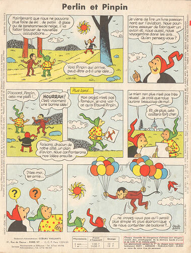 Perlin et Pinpin n°11 du jeudi 12 mars 1964