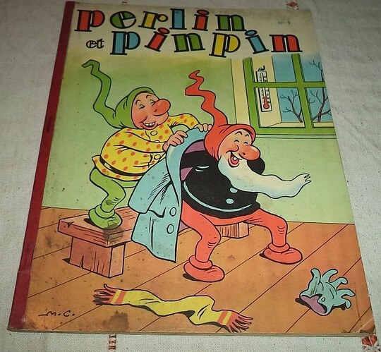Reliure Perlin et Pinpin 1957 - n°2 - du n°15 au n°22