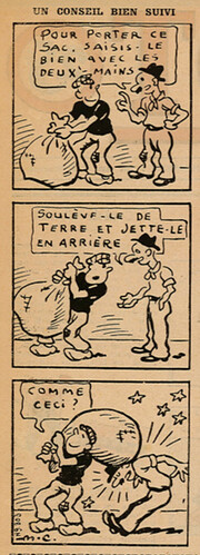 Pierrot 1936 - n°10 - page 2 - Un conseil bien suivi - 8 mars 1936