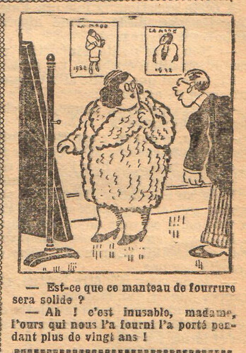 Fillette 1932 - n°1285 - page 6 - Est-ce que ce manteau de fourrure sera solide - 6 novembre 1932