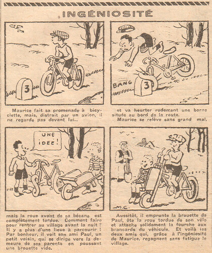 Coeurs Vaillants 1932 - n°48 - page 2 - Ingéniosité - 27 novembre 1932