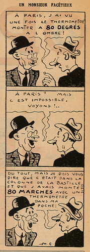 Pierrot 1936 - n°8 - page 2 - Un monsieur facétieux - 23 février 1936