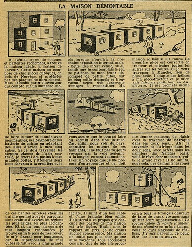 Cri-Cri 1933 - n°770 - page 4 - La maison démontable - 29 juin 1933