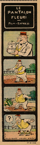 Pierrot 1935 - n°39 - page 5 - Le pantalon fleuri - Film express - 29 septembre 1935