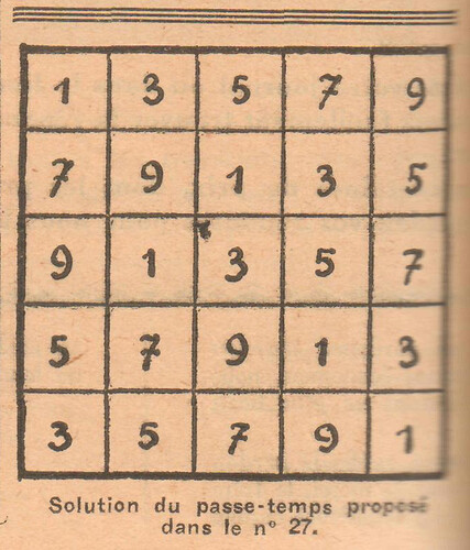 Coeurs Vaillants 1936 - n°30 - page 6 - Solution du Passe-temps proposé dans le n°27 - 26 juillet 1936