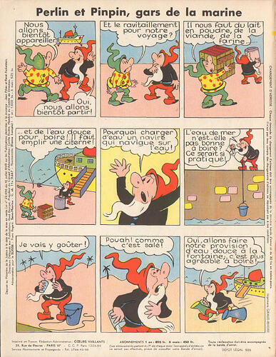 Perlin et Pinpin 1958 - n°1 - 5 janvier 1958 - page 8
