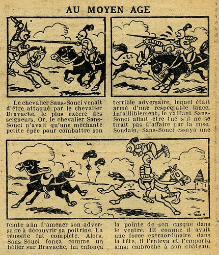 Cri-Cri 1934 - n°811 - page 11 - Au moyen-âge - 12 avril 1934