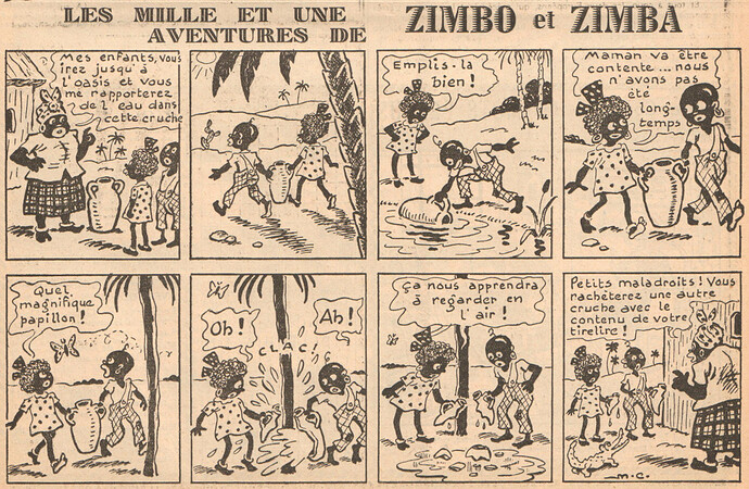 Zimbo et Zimba - Ames Vaillantes 1938 - n°35 - 1er septembre 1938 (p3 album 37)
