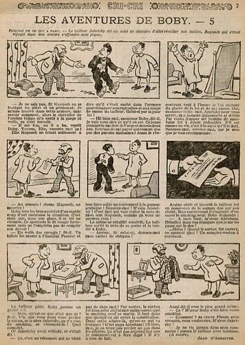 Cri-Cri 1932 - n°730 - page 7 - Les aventures de BOBY (5) - 22 septembre 1932