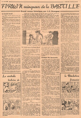 Coeurs Vaillants 1939 - n°28 - page 2 - Firmin vainqueur de la Bastille - 9 juillet 1939