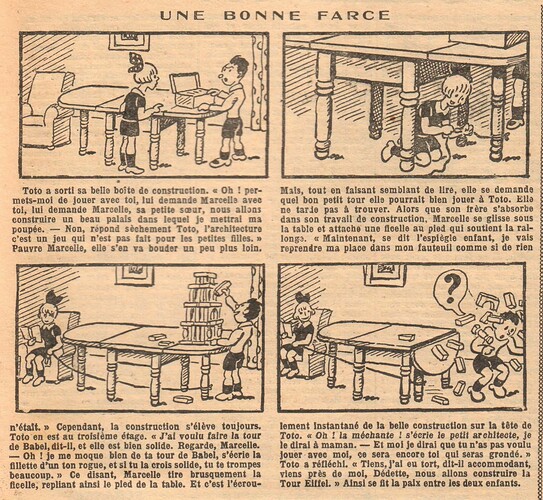 Fillette 1932 - n°1291 - page 13 - Une bonne farce - 18 décembre 1932