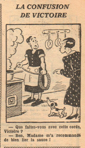 Fillette 1932 - n°1290 - page 13 - La confusion de Victoire - 11 décembre 1932