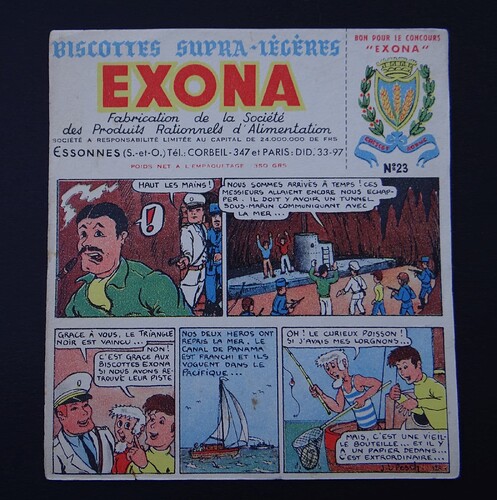 Buvard Biscottes EXONA par J-L Pesch - n°23