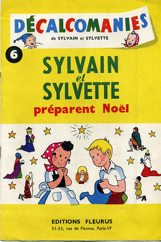 3 - Décalcomanies de Sylvain et Sylvette n°6 - couverture