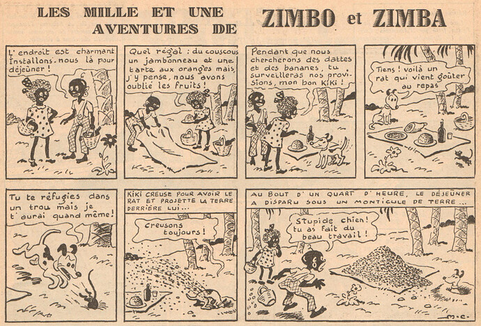 Zimbo et Zimba - Ames Vaillantes 1938 - n°39 - 29 septembre 1938 (p5 album 37)