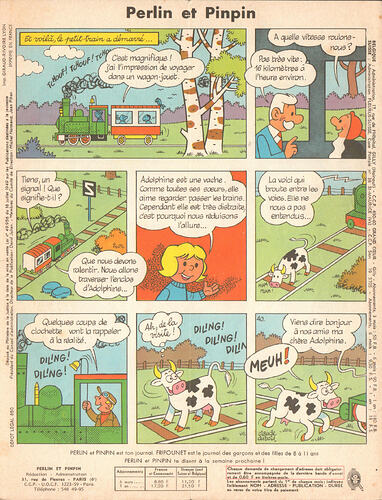 Perlin et Pinpin n°19 du jeudi 12 mai 1966