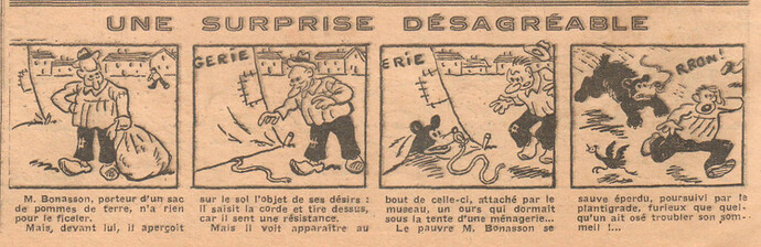 Coeurs Vaillants 1935 - n°11 - page 2 - Une surprise désagréable - 17 mars 1935