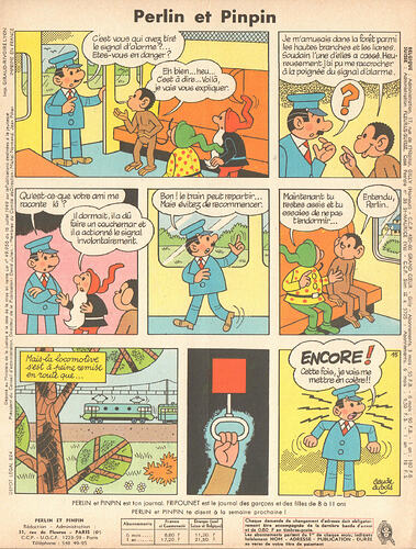 Perlin et Pinpin n°46 du jeudi 18 novembre 1965