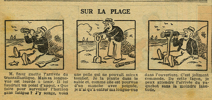 Cri-Cri 1933 - n°770 - page 2 - Sur la plage - 29 juin 1933