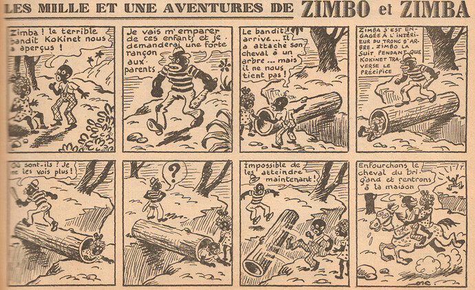 Zimbo et Zimba - Ames Vaillantes 1939 - n°8 - 23 février 1939 (p23 album 1937)