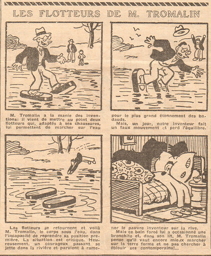 Coeurs Vaillants 1932 - n°51 - page 2 - Les flotteurs de M. TROMALIN - 18 décembre 1932