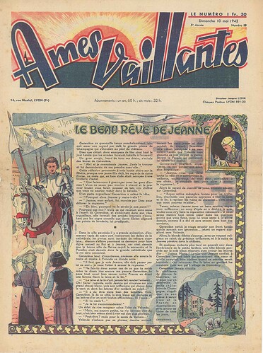 Ames Vaillantes 1942 - n°19 - 10 mai 1942 - page 1