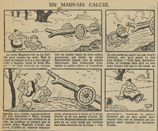 Fillette 1931 - n°1237 - page 4 - Un mauvais calcul - 6 décembre 1931